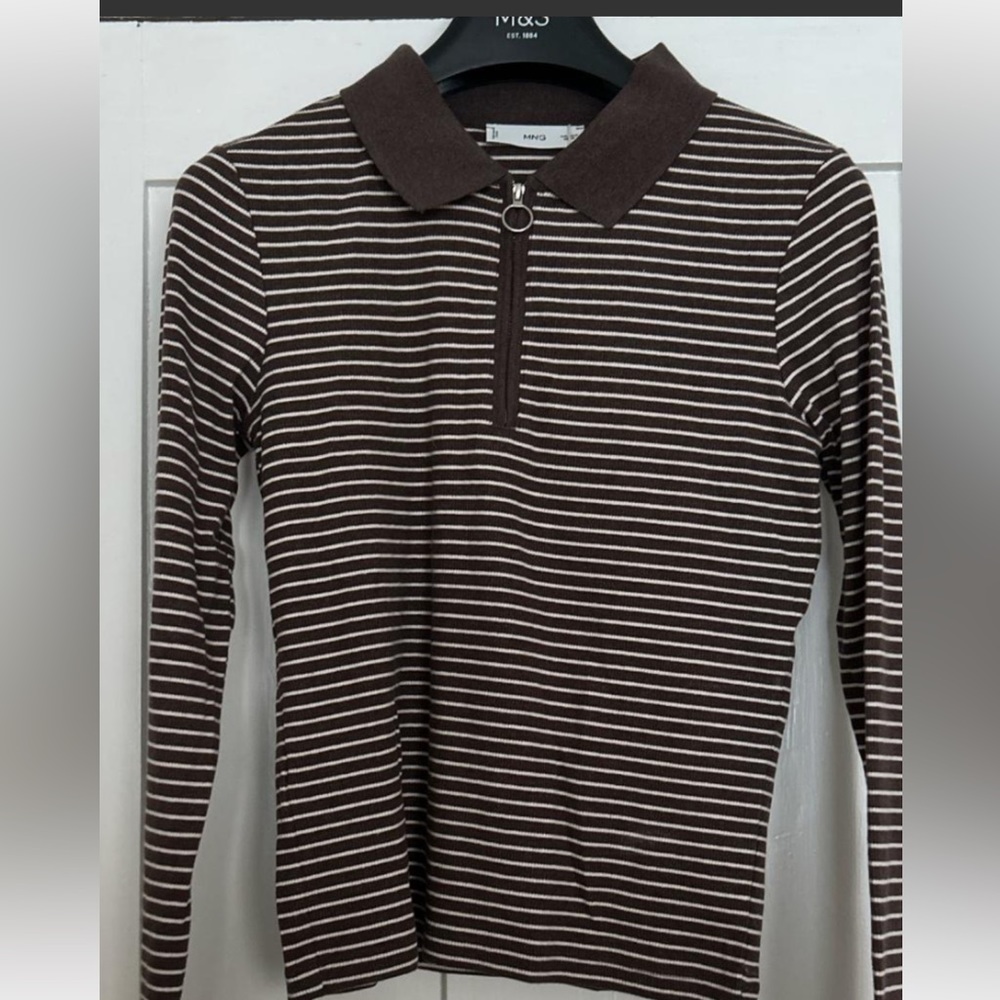 Mango Womens Brown top
